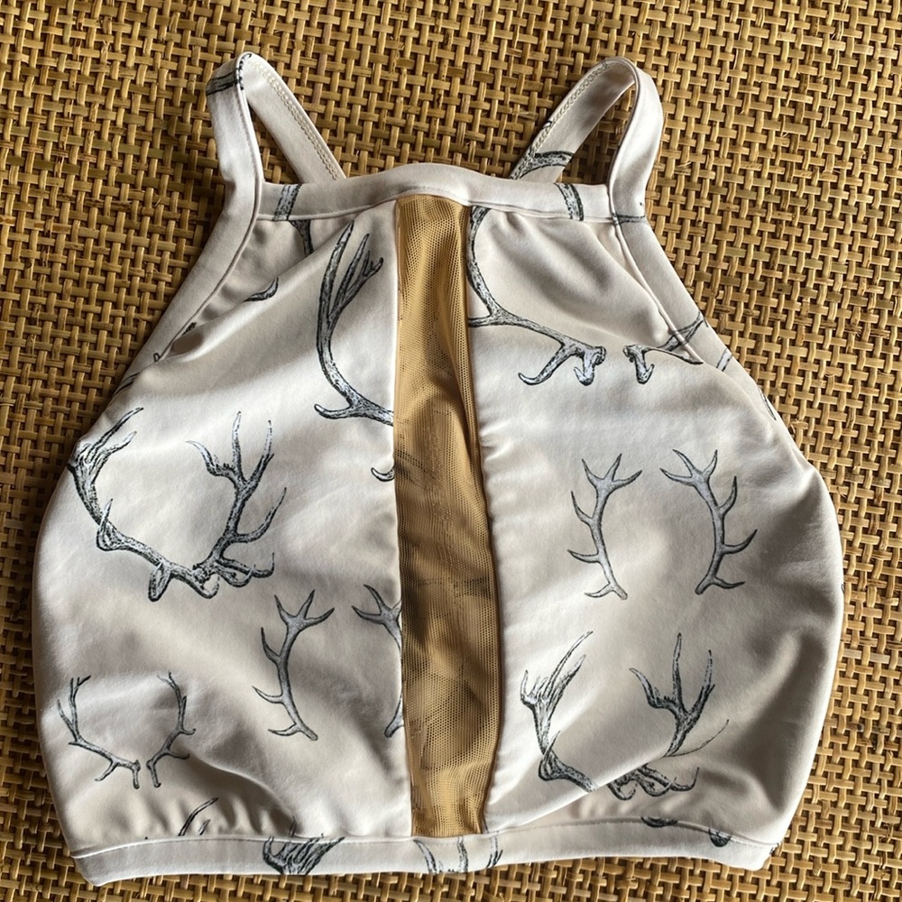 Boys + Arrows Antler Print Bikini Top
